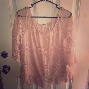 New without tags pink blouse